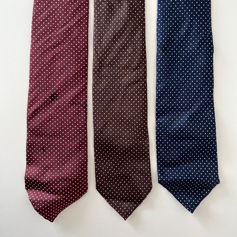 Set Mezzano Original ties silk vintage